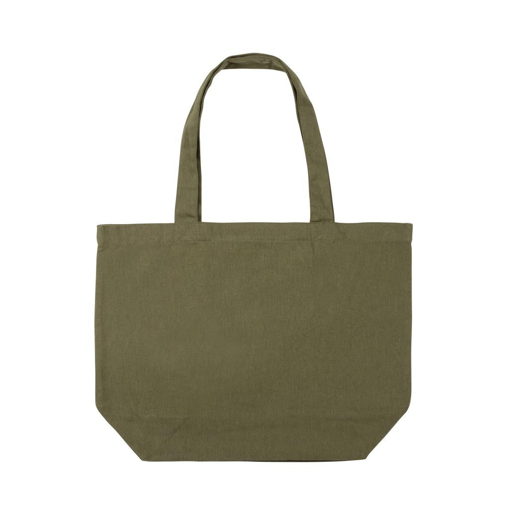 Green - Lifestyle - XD Collection Recycled Canvas Undyed Tote Bag