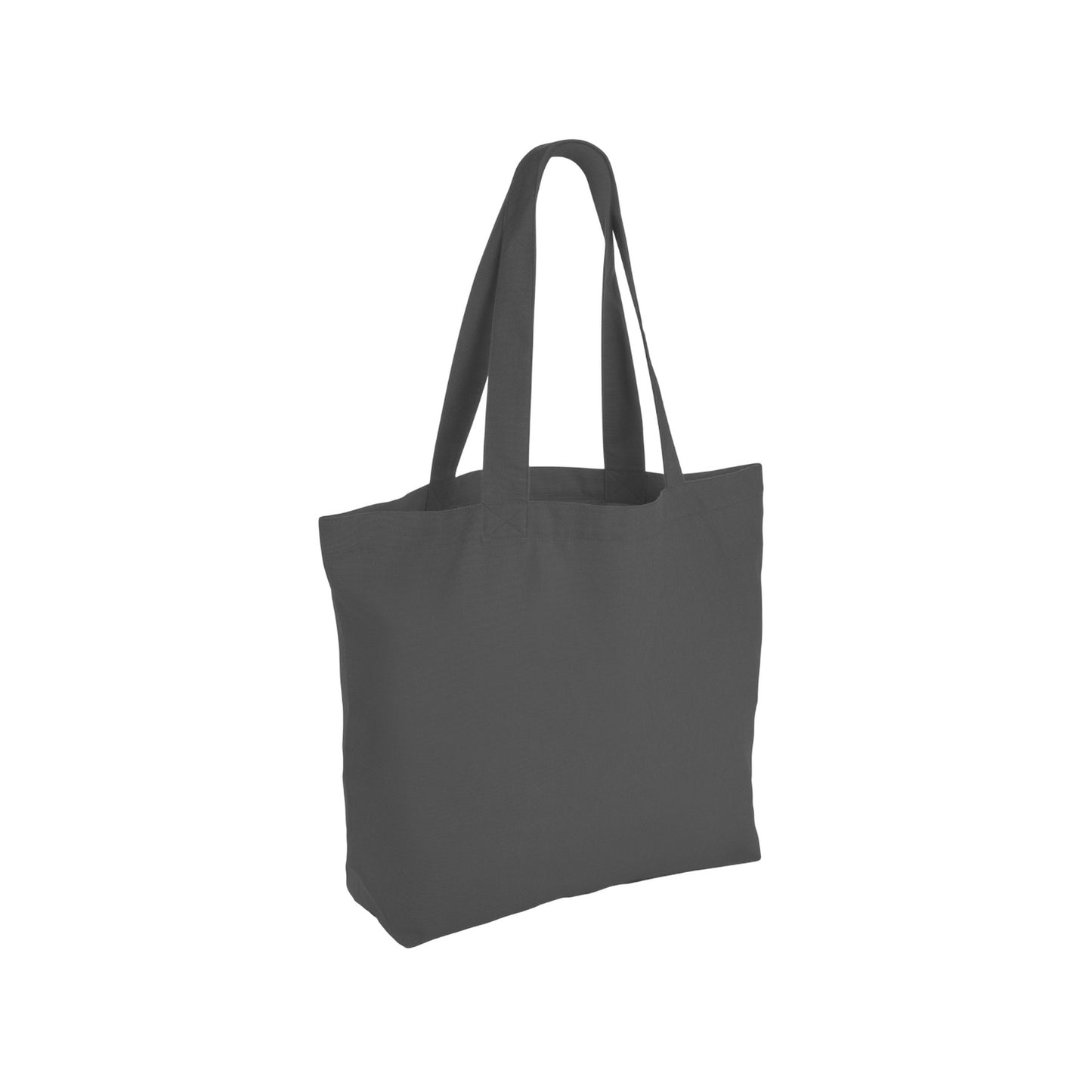 Anthracite - Back - XD Collection Recycled Canvas Undyed Tote Bag