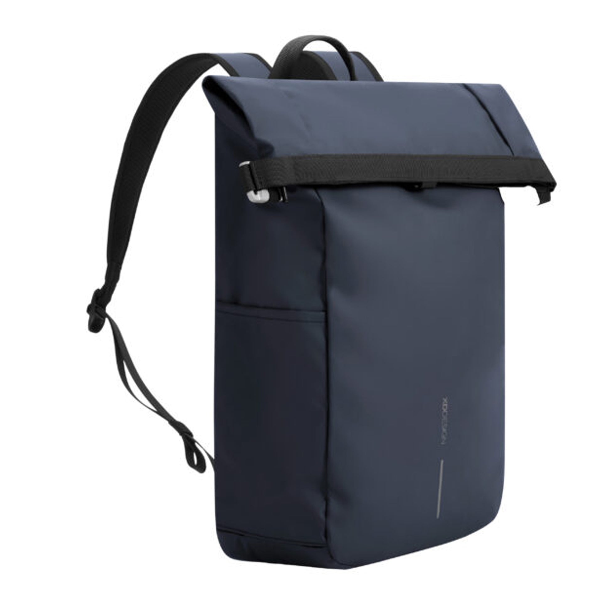 Navy - Side - XD Design Urban Water Resistant Anti-Theft 26L Backpack