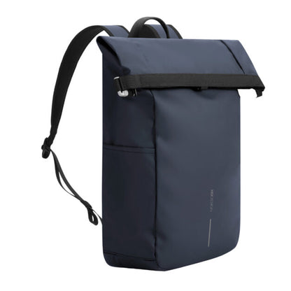 Navy - Side - XD Design Urban Water Resistant Anti-Theft 26L Backpack