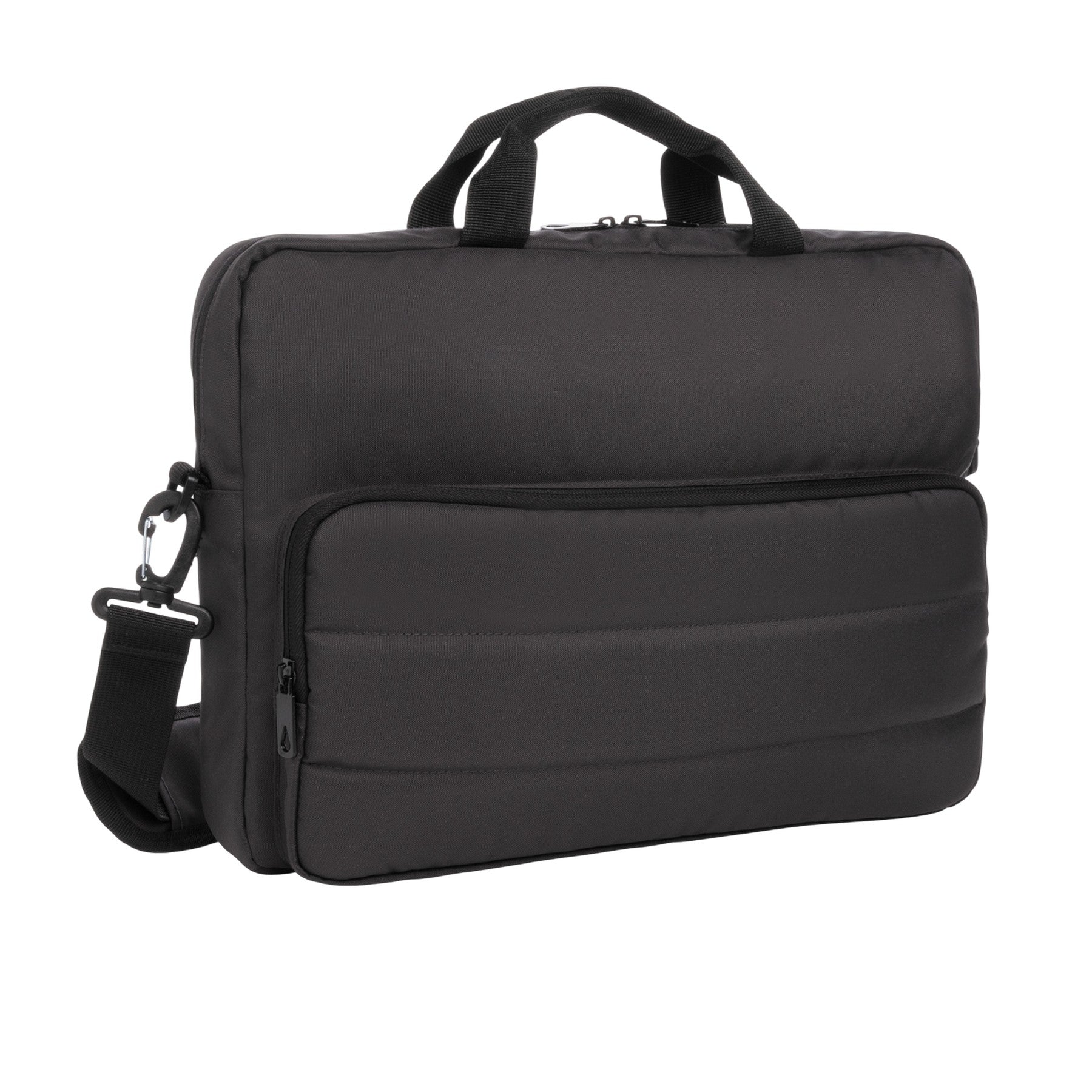 Black - Close up - XD Xclusive Impact RPET 6.5L Laptop Bag
