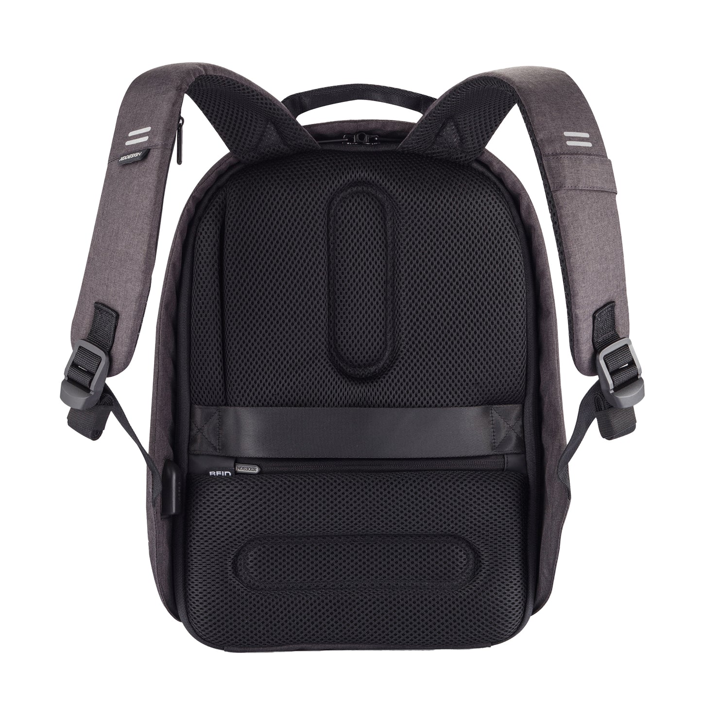 Black - Back - XD Design Bobby Hero Anti-Theft Backpack