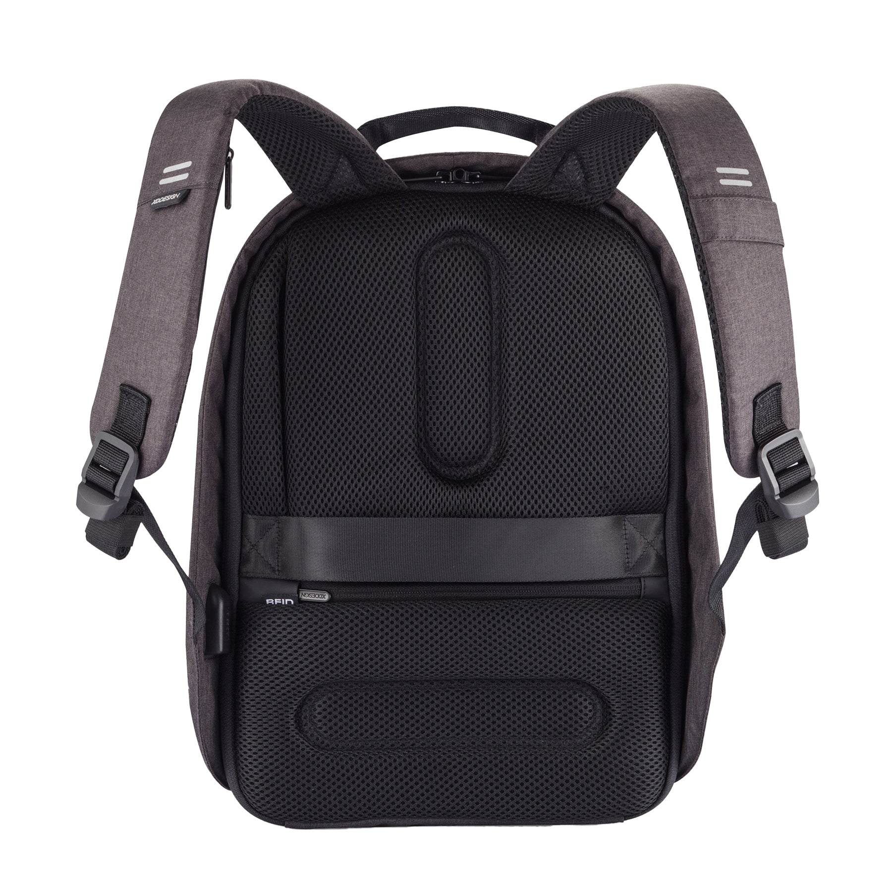 Black - Back - XD Design Bobby Hero Anti-Theft Backpack