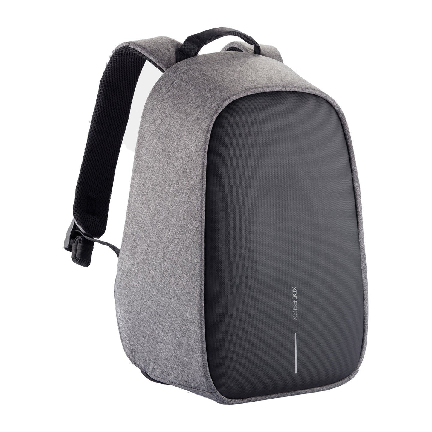 Grey - Side - XD Design Bobby Hero Anti-Theft Backpack