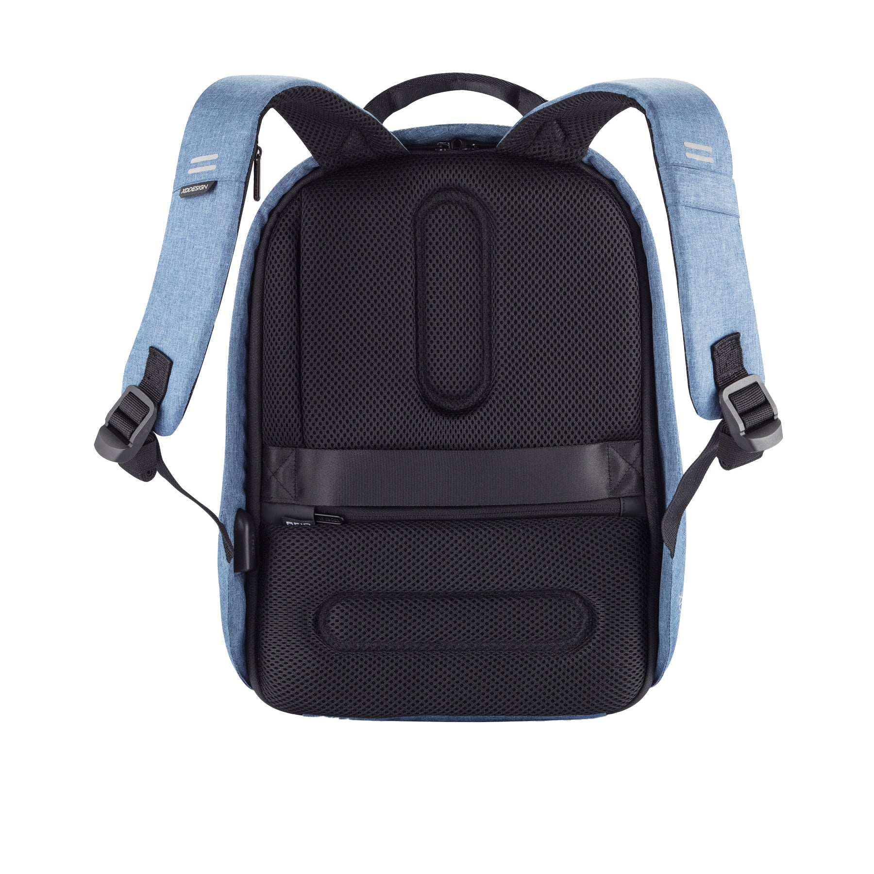 Light Blue - Back - XD Design Bobby Hero Anti-Theft Backpack