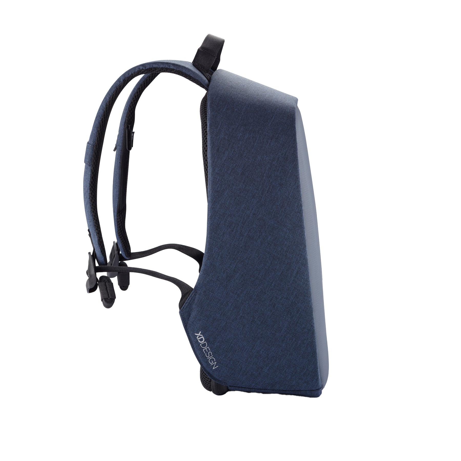Navy - Side - XD Design Bobby Hero Anti-Theft Backpack