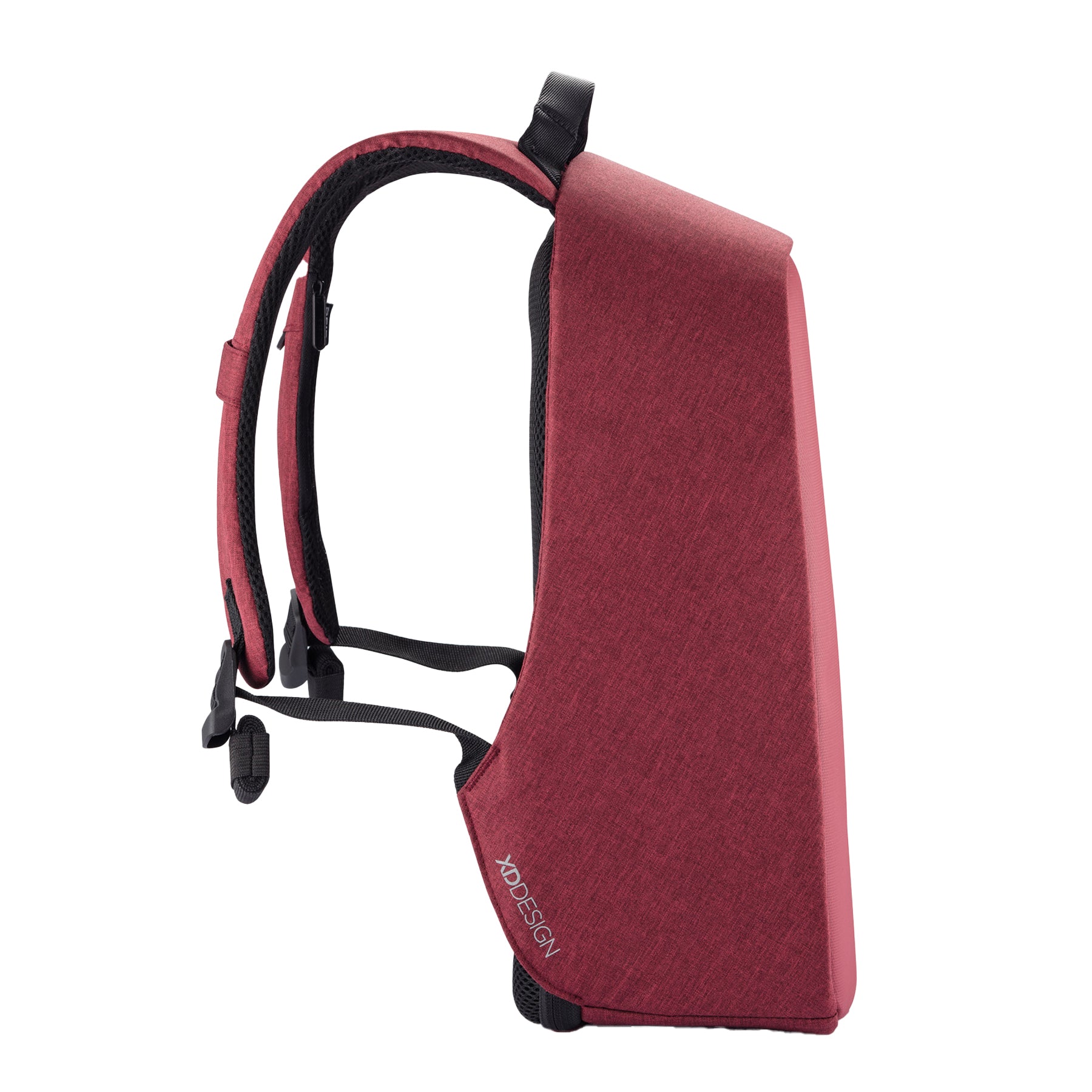 Red - Side - XD Design Bobby Hero Anti-Theft Backpack