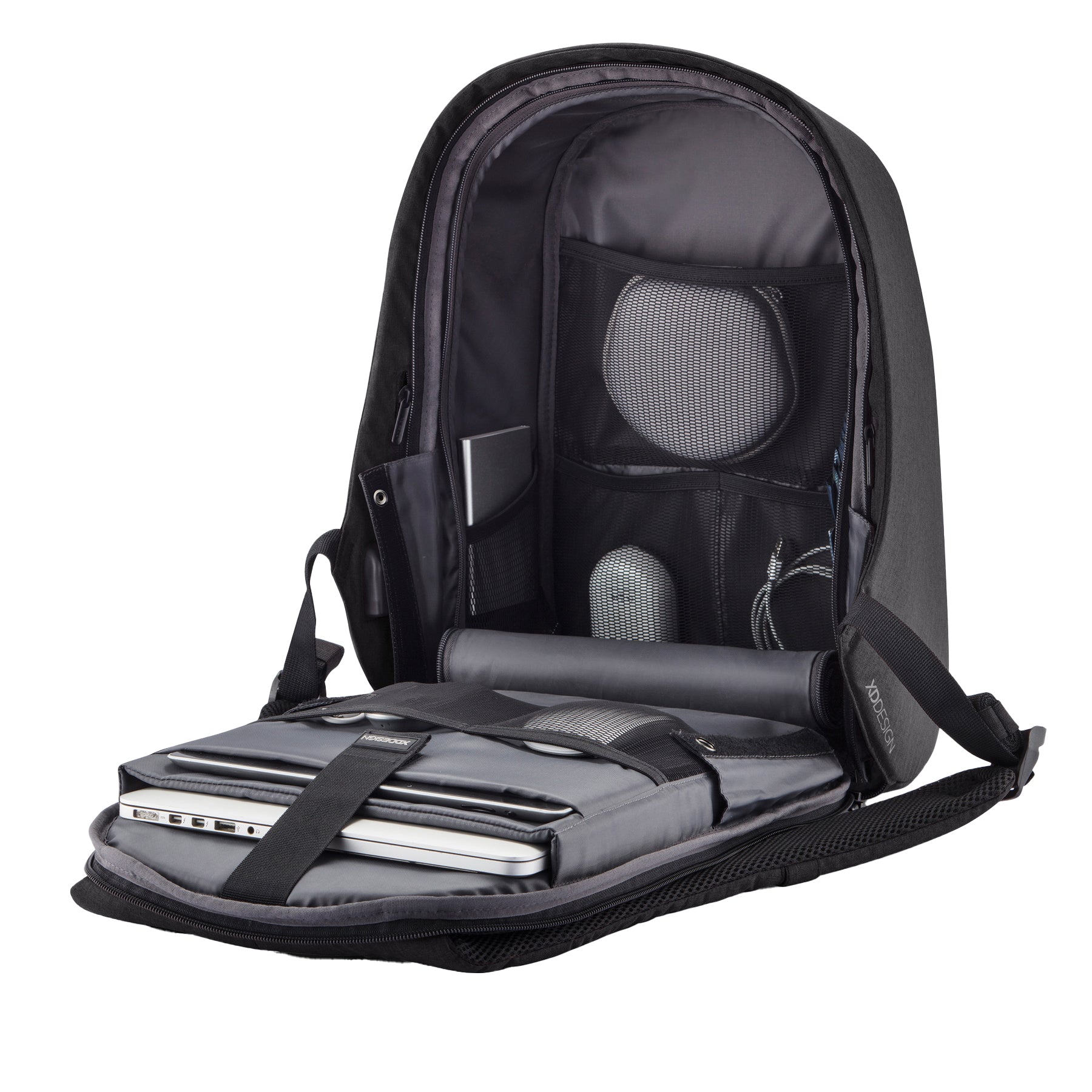 Black - Pack Shot - XD Design Bobby Hero Anti-Theft Backpack