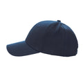 Navy - Side - XD Collection Impact 6 Panel Recycled Cotton Aware Cap