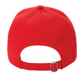 Luscious Red - Back - XD Collection Impact 6 Panel Recycled Cotton Aware Cap