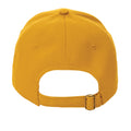 Yellow - Back - XD Collection Impact 6 Panel Recycled Cotton Aware Cap