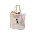 Beige - Side - XD Collection Iqlo RPET 2 in 1 Cooler Tote Bag
