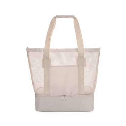 Beige - Front - XD Collection Iqlo RPET 2 in 1 Cooler Tote Bag