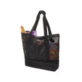 Black - Side - XD Collection Iqlo RPET 2 in 1 Cooler Tote Bag