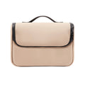 Greige - Front - Vinga Baltimore Travel Toiletry Bag