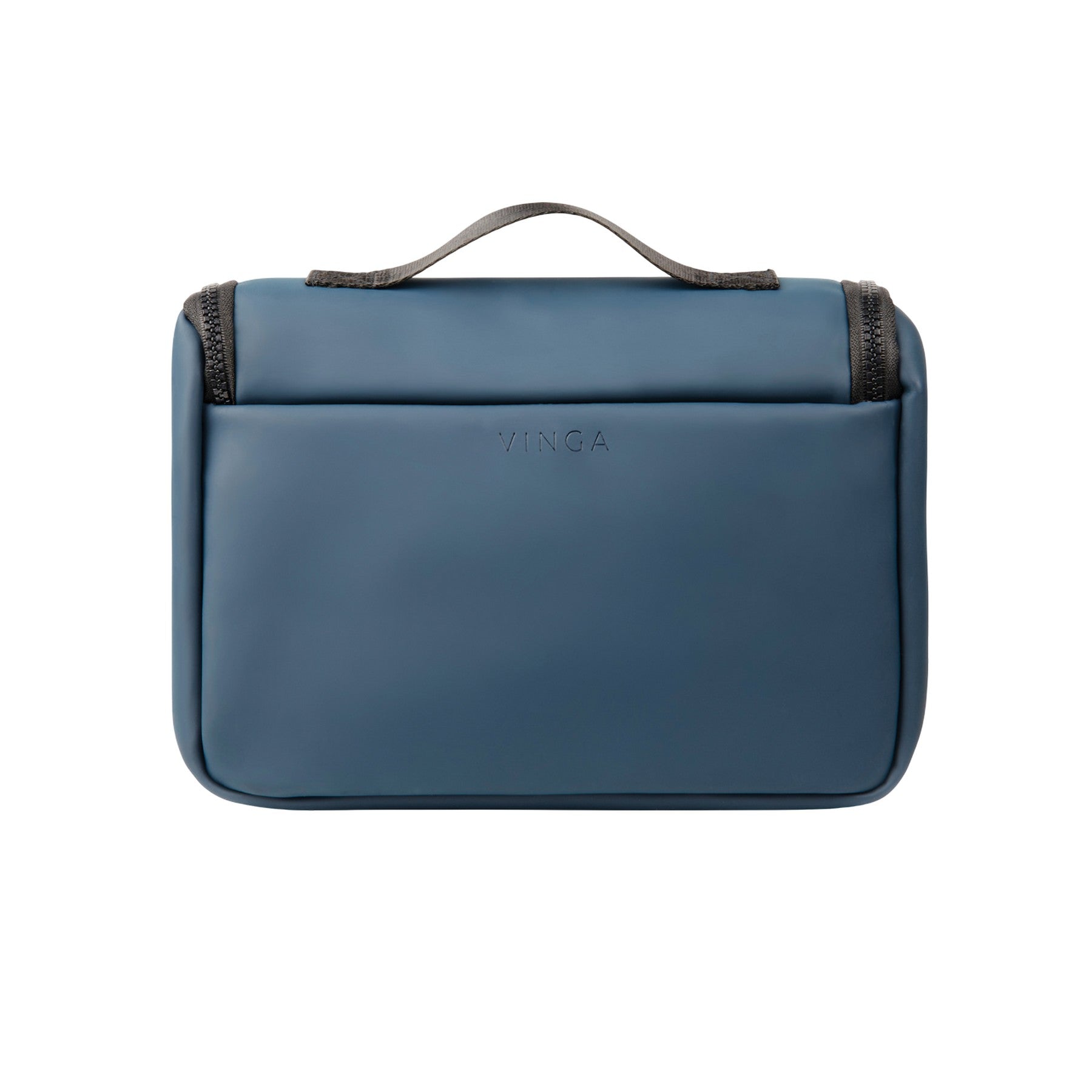 Navy - Back - Vinga Baltimore Travel Toiletry Bag