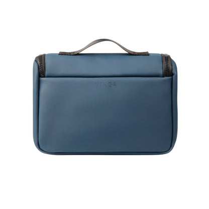 Navy - Back - Vinga Baltimore Travel Toiletry Bag