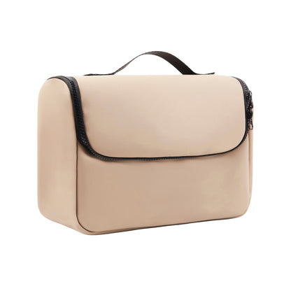 Greige - Side - Vinga Baltimore Travel Toiletry Bag