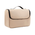 Greige - Side - Vinga Baltimore Travel Toiletry Bag