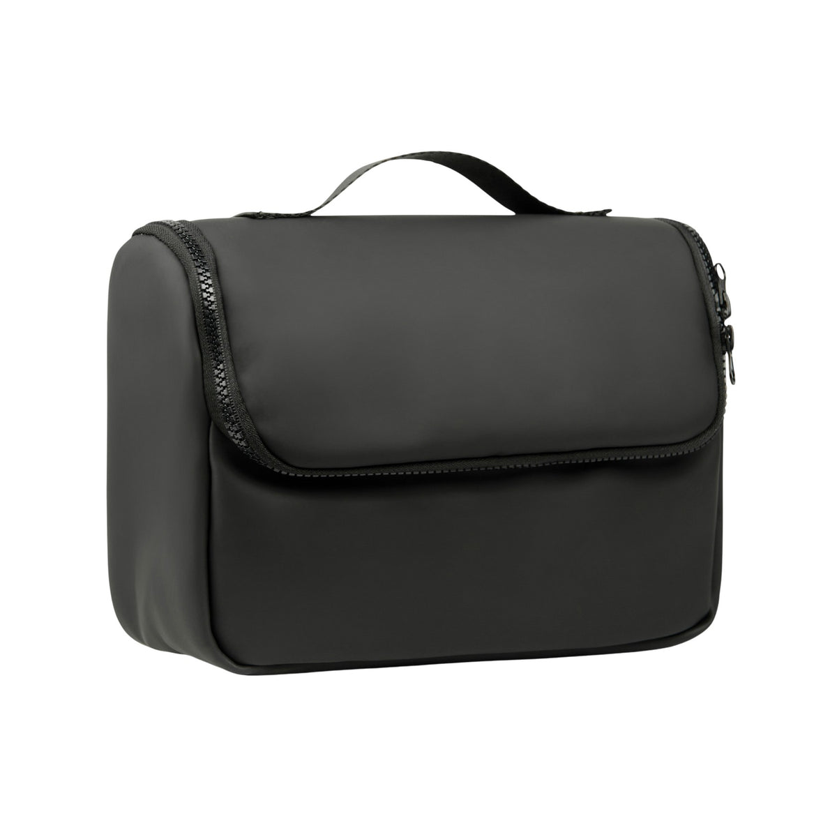 Black - Side - Vinga Baltimore Travel Toiletry Bag