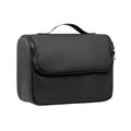 Black - Side - Vinga Baltimore Travel Toiletry Bag