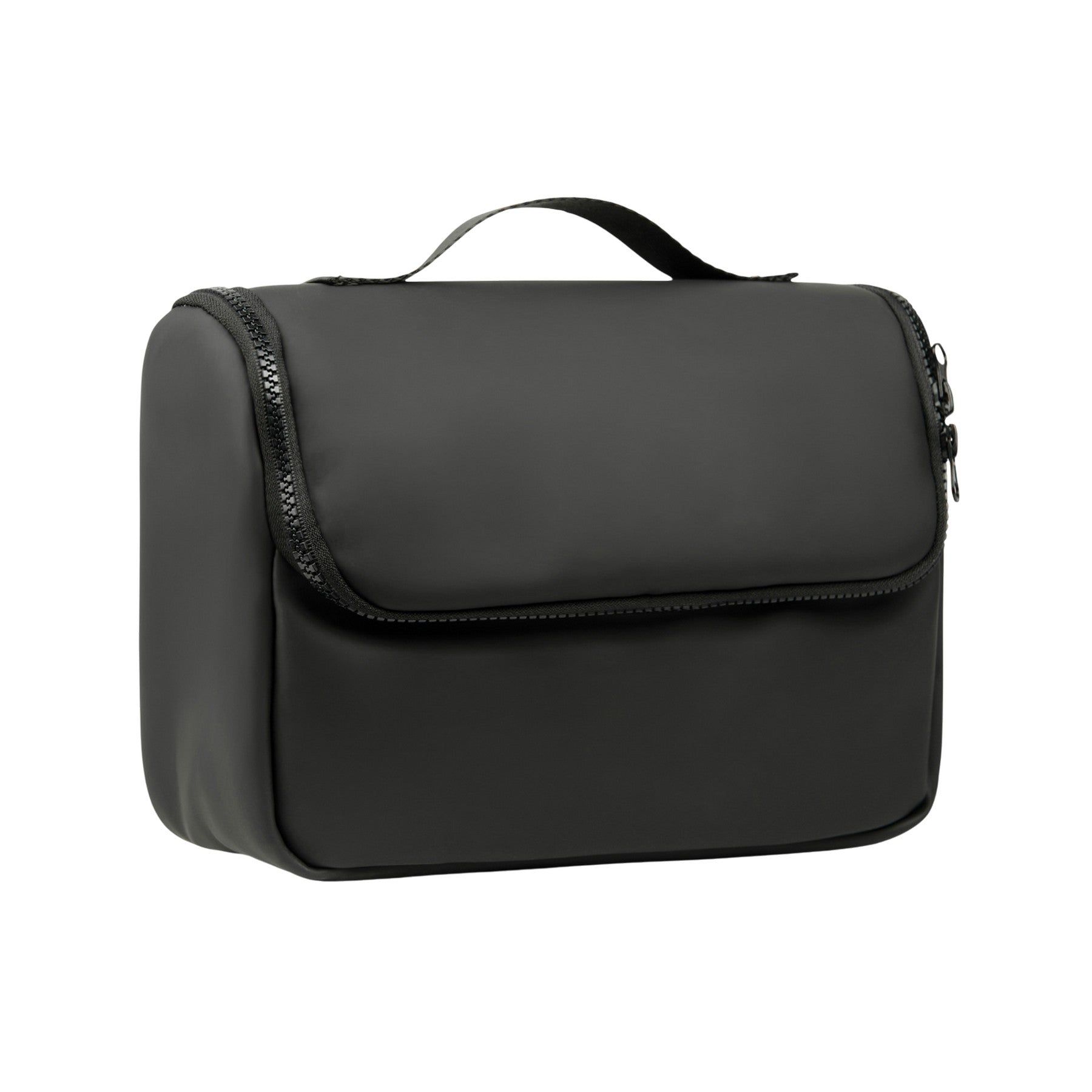 Black - Side - Vinga Baltimore Travel Toiletry Bag