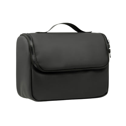Black - Side - Vinga Baltimore Travel Toiletry Bag
