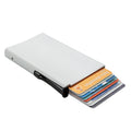 Silver - Side - XD Collection Standard Aluminium RFID Blocking Card Holder