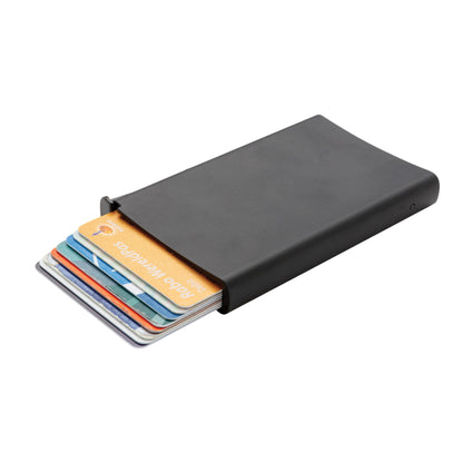 Black - Lifestyle - XD Collection Standard Aluminium RFID Blocking Card Holder