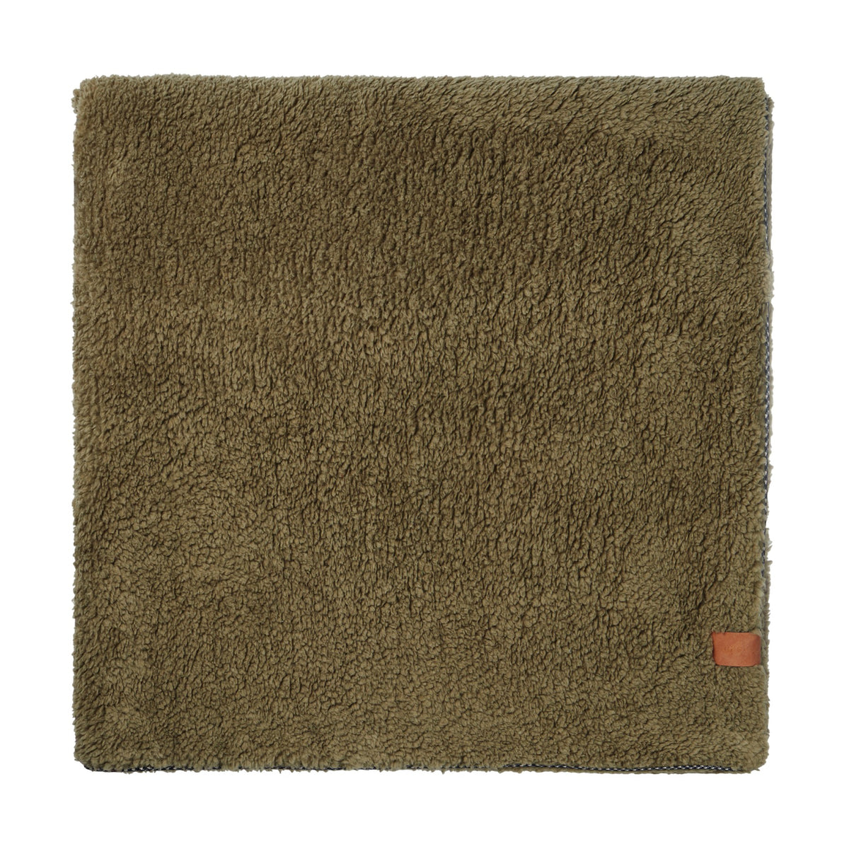 Green - Front - Vinga Maine Pile Double Layer Blanket