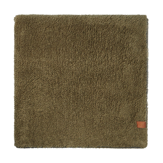 Green - Front - Vinga Maine Pile Double Layer Blanket