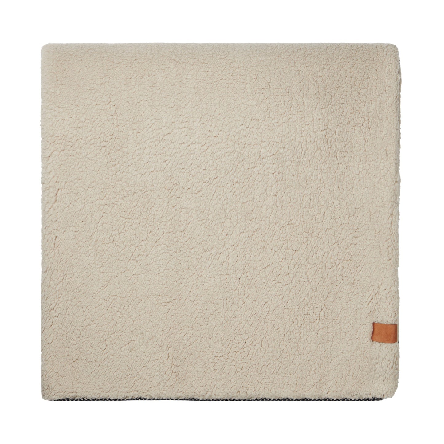 Brown - Front - Vinga Maine Pile Double Layer Blanket