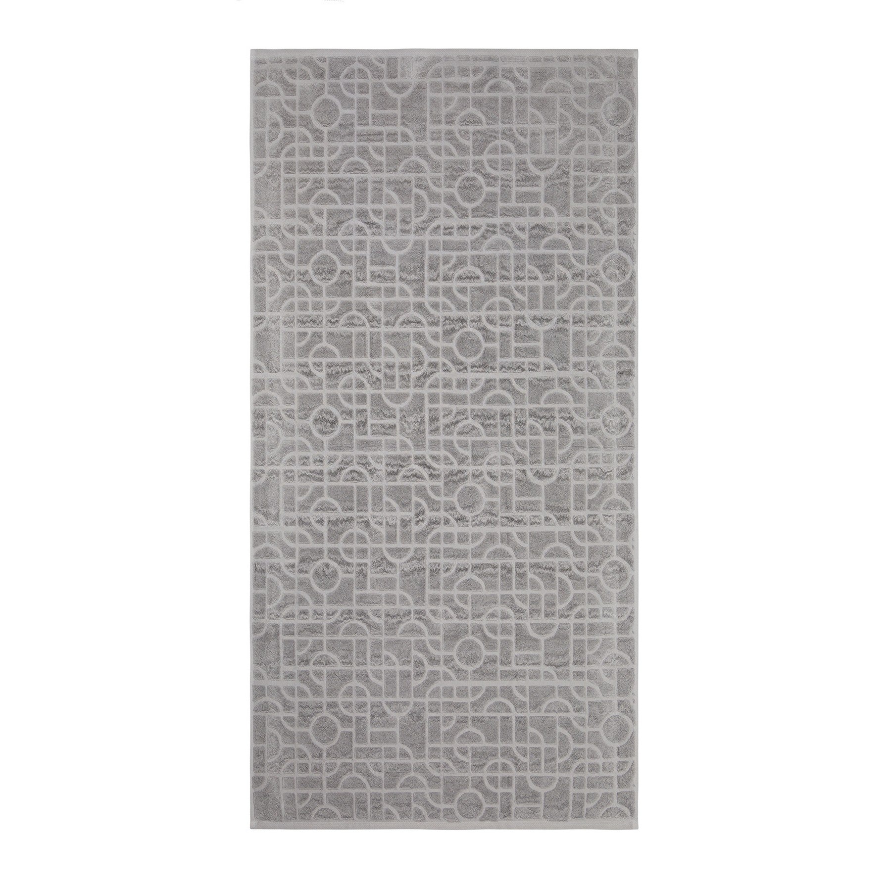 Grey - Back - Vinga Verso Organic Cotton Towel Set (Pack of 4)