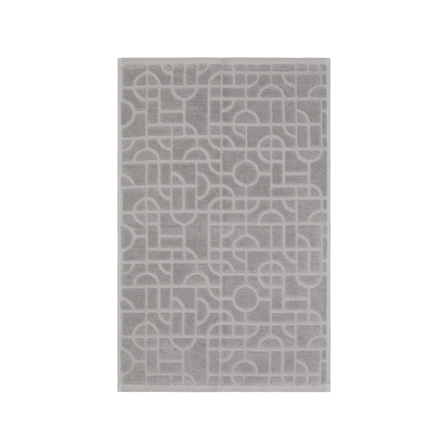 Grey - Side - Vinga Verso Organic Cotton Towel Set (Pack of 4)