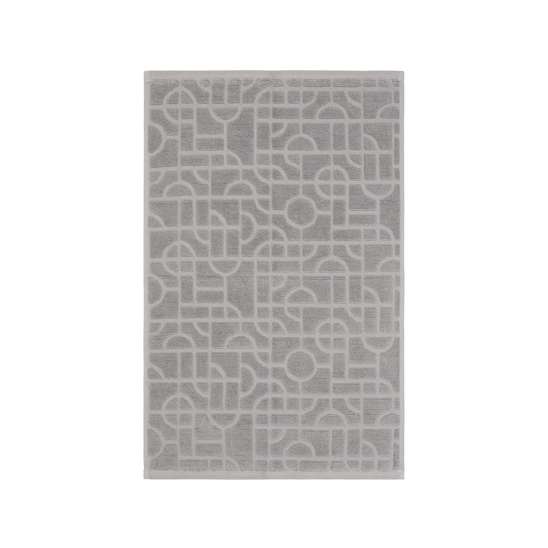 Grey - Side - Vinga Verso Organic Cotton Towel Set (Pack of 4)