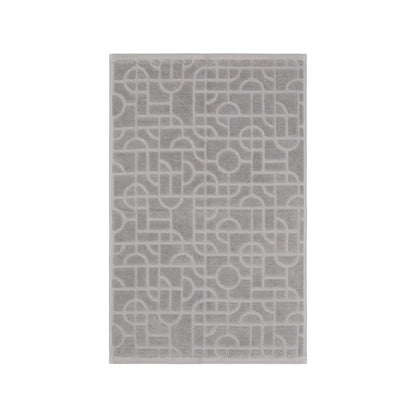 Grey - Side - Vinga Verso Organic Cotton Towel Set (Pack of 4)