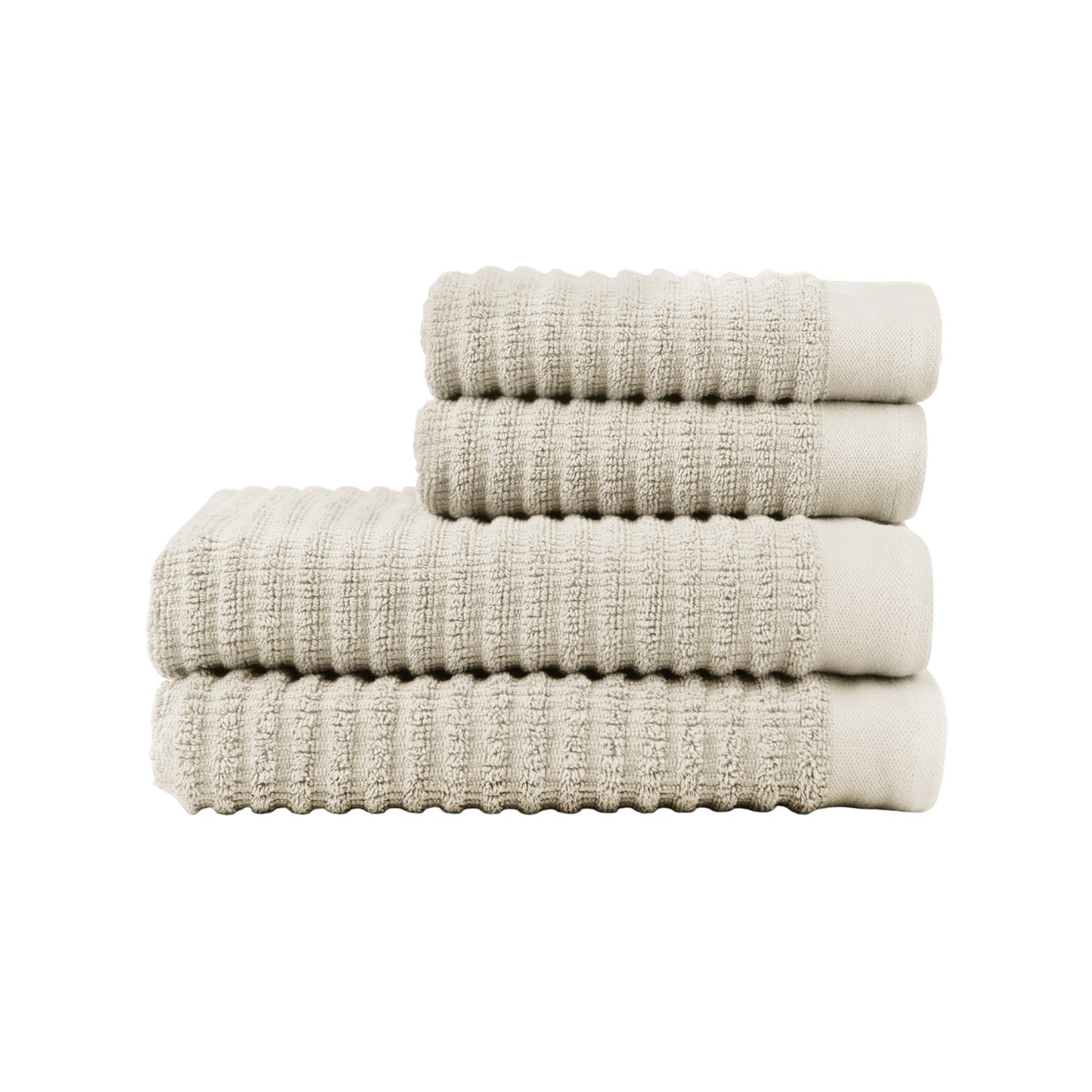 Off White - Front - Vinga Landro Towel Set (Pack of 4)