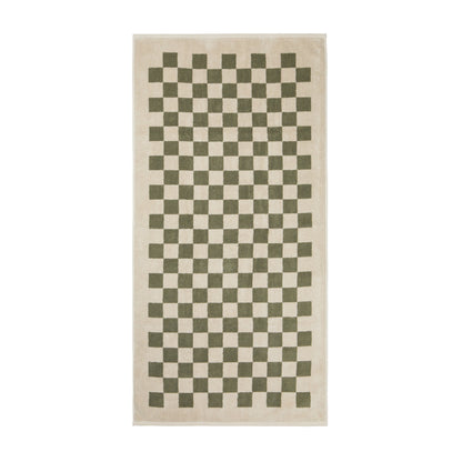 Green - Back - Vinga Elba Organic Cotton Towel Set (Pack of 4)