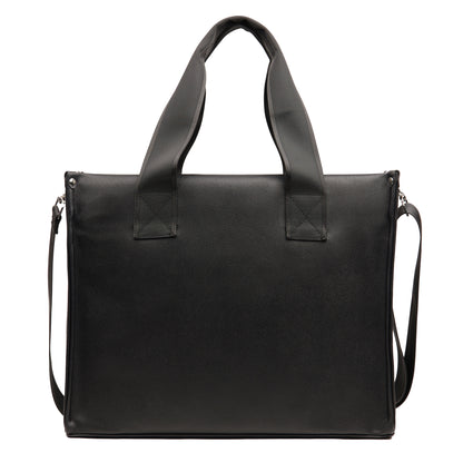 Black - Front - Vinga Bermond PU Recycled Tote Bag
