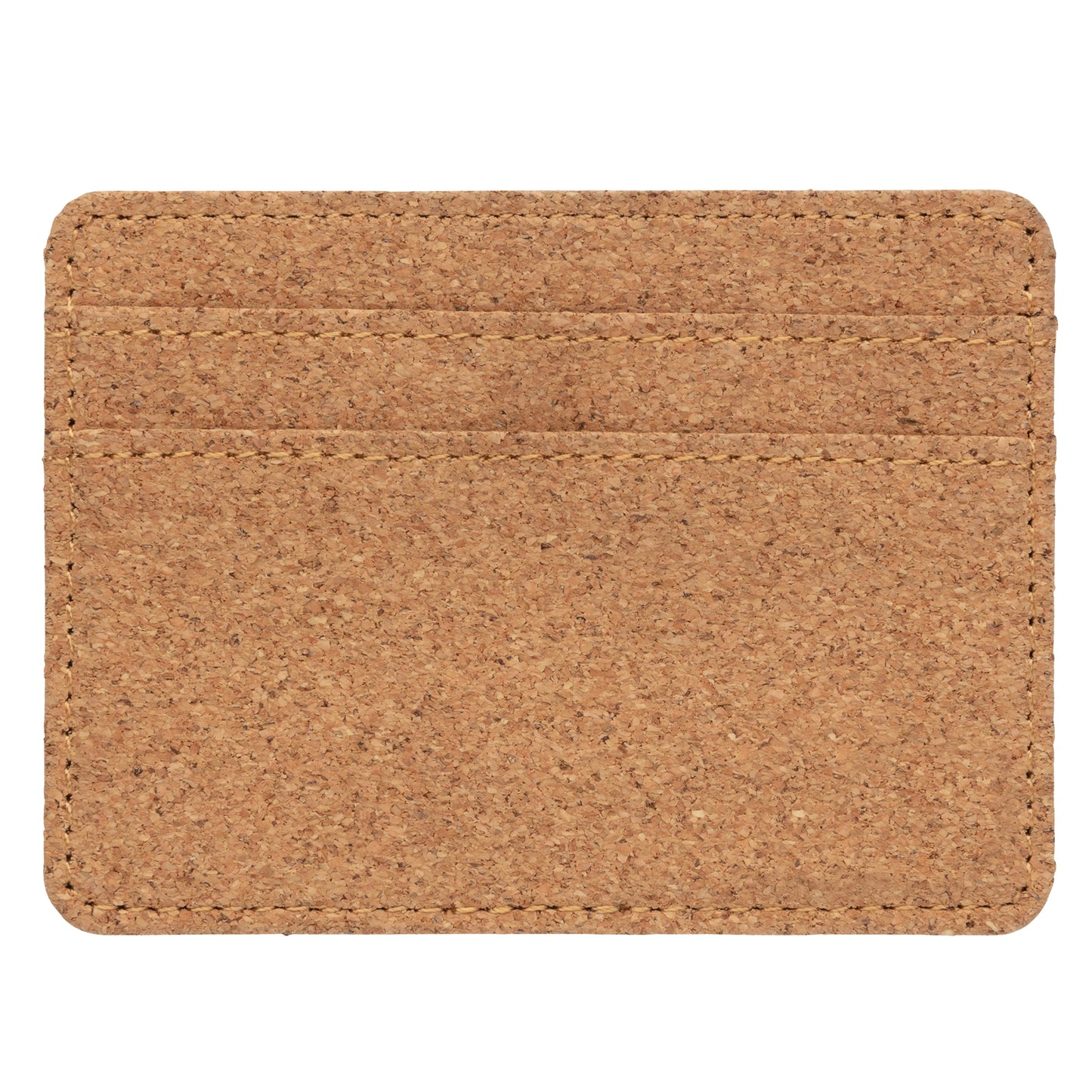 Brown - Front - XD Collection Slim Cork RFID Blocking Wallet
