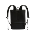 Black - Back - XD Design Urban Flap Top Water Resistant Anti-Theft Backpack