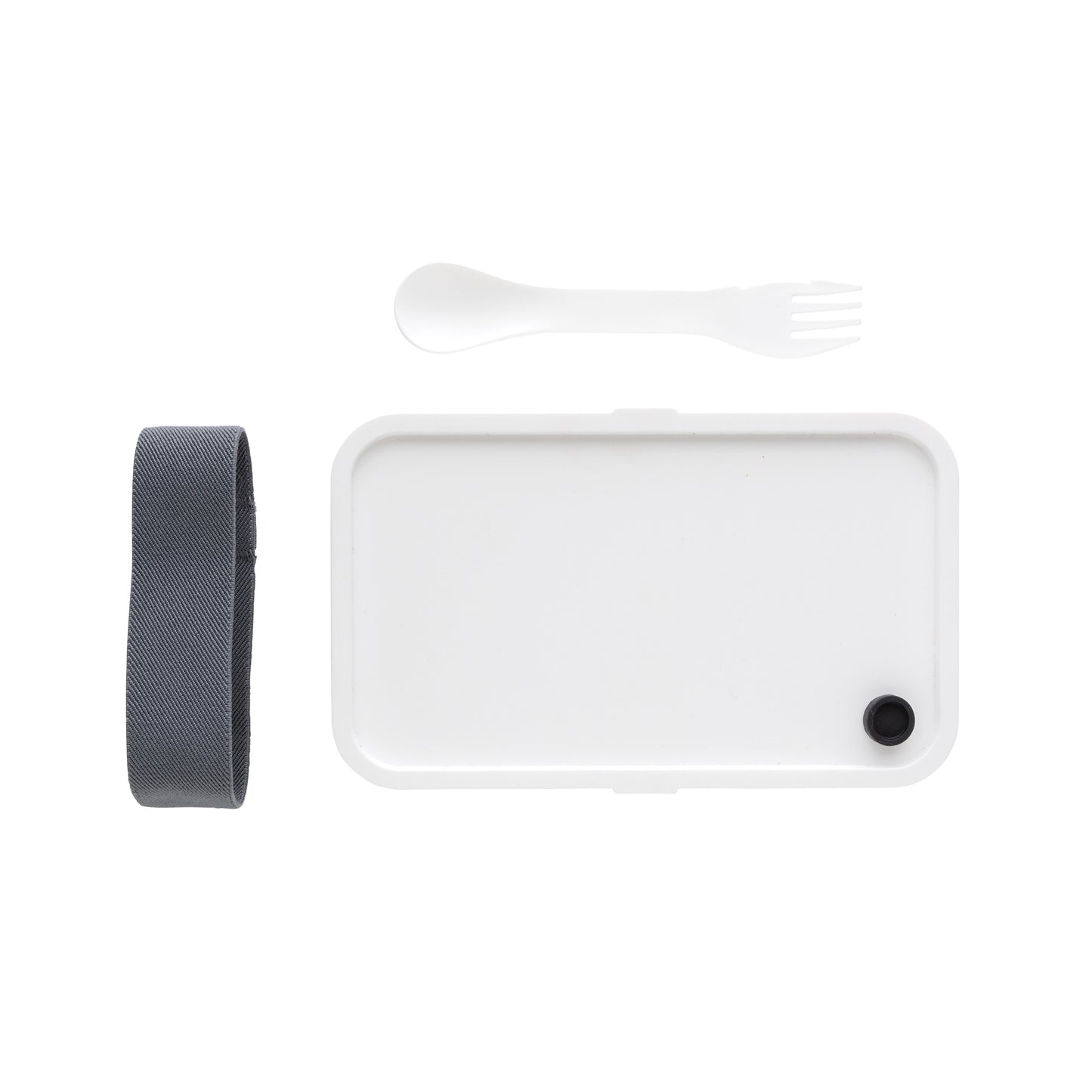 White - Close up - XD Collection Polypropylene 0.8L Lunch Box