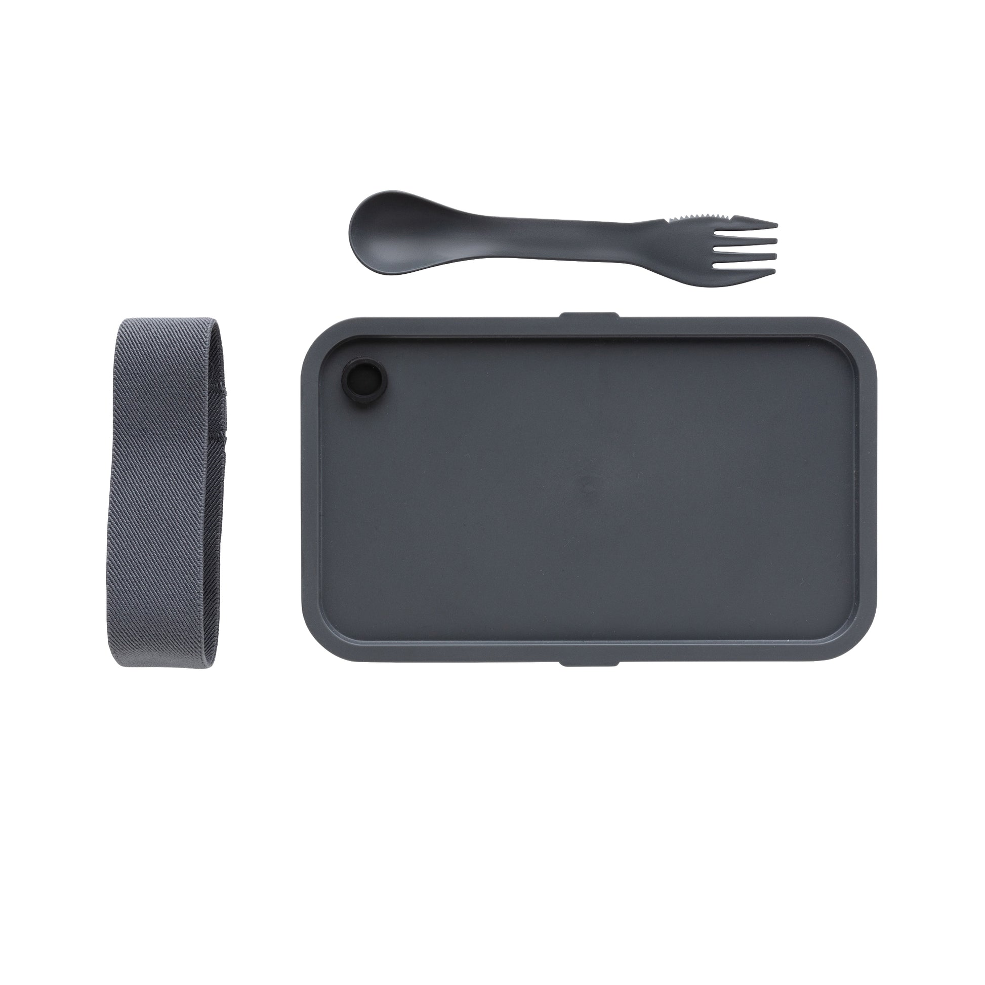 Anthracite - Close up - XD Collection Polypropylene 0.8L Lunch Box
