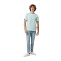 Crushed Mint - Side - Iqoniq Unisex Adult Brett Recycled Cotton T-Shirt