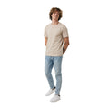 Light Heather Brown - Side - Iqoniq Unisex Adult Brett Recycled Cotton T-Shirt