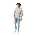 Light Heather Grey - Side - Iqoniq Unisex Adult Brett Recycled Cotton T-Shirt