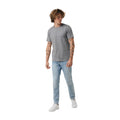 Light Heather Anthracite - Side - Iqoniq Unisex Adult Brett Recycled Cotton T-Shirt