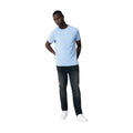Sky Blue - Side - Iqoniq Unisex Adult Brett Recycled Cotton T-Shirt