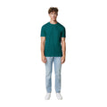 Verdigris - Side - Iqoniq Unisex Adult Brett Recycled Cotton T-Shirt