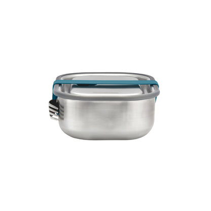 Turquoise - Back - Black + Blum Stainless Steel 3 in 1 Lunch Box